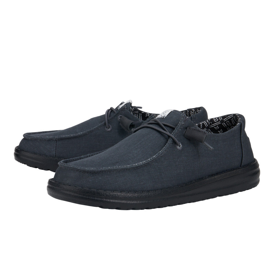 Wendy Stretch Canvas Wide – Black/Black - Image 2