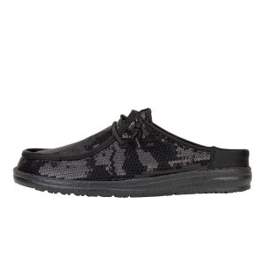 Wendy Slip Sequin – Black