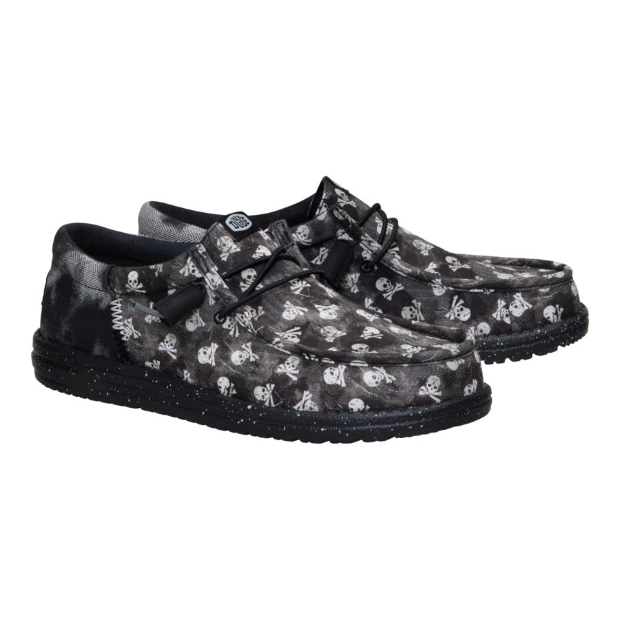 Wally Funk Skull Print – Black/Black Oyster - Image 2