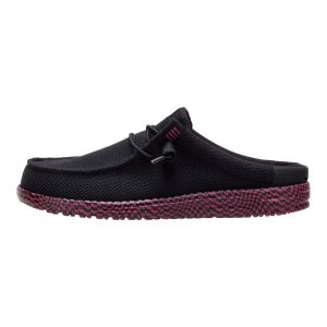 Wally Slip Warped Geo – Black/Fig Purple