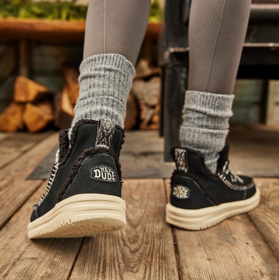 Camden Suede Cozy – Black - Image 2